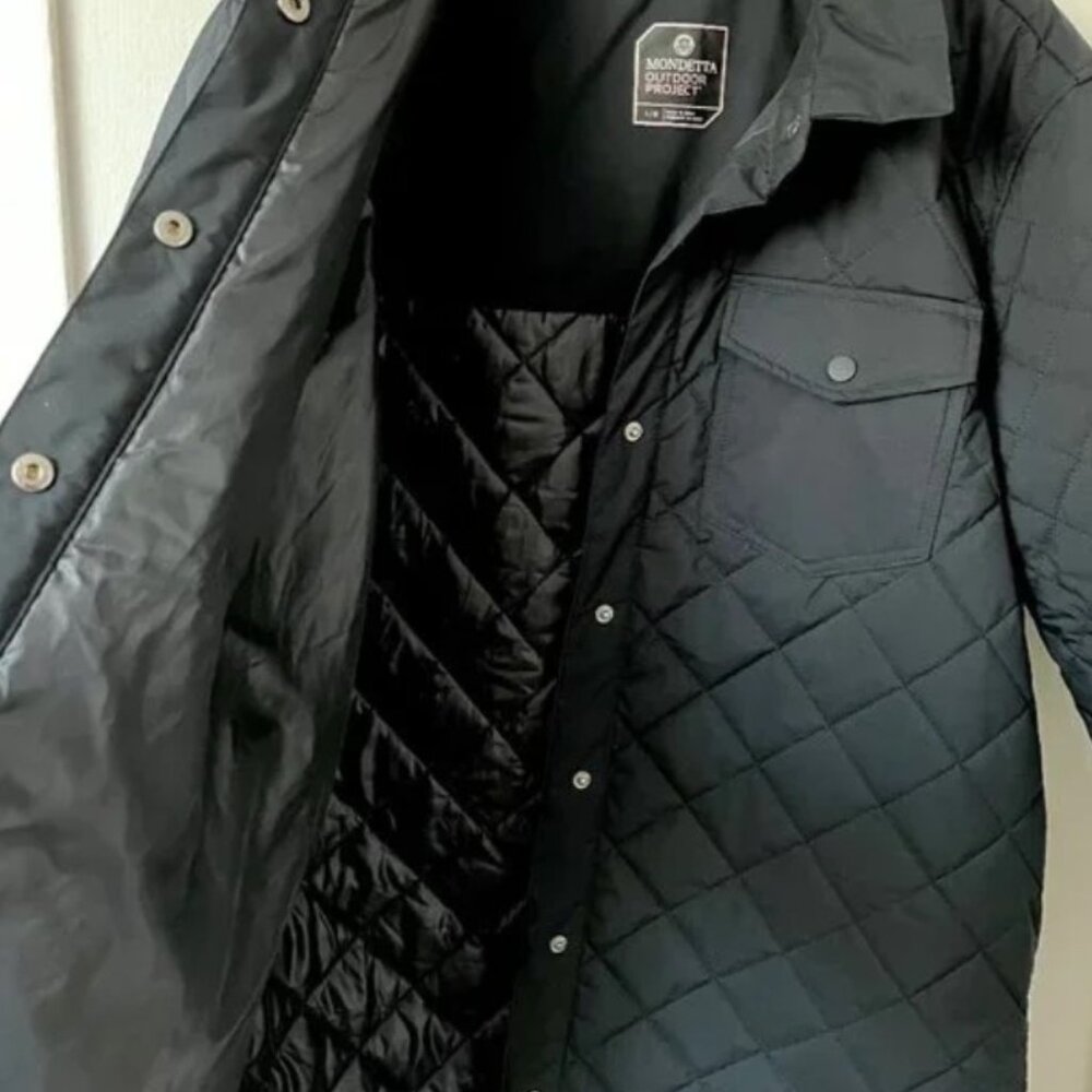 NWOT Mondetta Women Shirt Jacket Shacket Outdoor Project Quilted  Pockets M - Picture 7 of 9